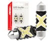 CANBUS LED žárovky 12SMD Festoon C5W 2016 39mm White 12/24V AMIO-04237