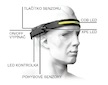 Čelovka STRIP SENSOR 350lm nabíjecí