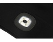 Čepice BLACK s LED svítilnou USB nabíjení