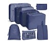 Cestovní organizér, sada 8 ks, modrý