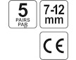 Chrániče sluchu 33db (5 párů)