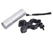 Cyklosvětlo přední 9LED SILVER