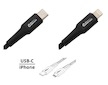 Datový a nabíjecí kabel SPEED USB-C / iPhone 480 Mb/s 1,5m