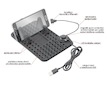 Držák telefonu s podložkou a kabelem micro USB