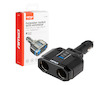 Dvojitá prodlužovací zásuvka PD30W PD20W QC3.0 12/24V max 200W AMIO-04174