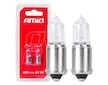 Halogenové žárovky H5W 12V 5W BAX9S white 2ks blister AMIO-03354