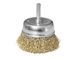 Kartáč hrnkový, O 63mm, vlnitý drát S 0,3mm, stopka 6mm, EXTOL CRAFT