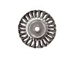 Kartáč radiální copánkový, O 125mm, vlnitý drát S 0,5mm, M14x2mm, EXTOL CRAFT