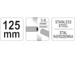 Kleště elektrikářské 125 mm Stainless Steel