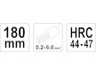 Kleště konektorové 180 mm profilové HRC 44-47