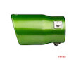 Koncovka výfuku z nerezové oceli zelená AMIO-04071