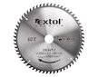 Kotouč pilový s SK plátky 250x3,2x30mm 60T EXTOL PREMIUM