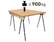 Koza stavební skládací, nosnost 450 kg, výška 76,5 cm, 1 ks - EXTOL CRAFT