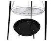 Kulatý gril na dřevěné uhlí 52 cm s trojnožkou