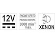 Lampa stroboskopická 12V s pružným kabelem