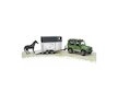 Land Rover Defender s přívěsem na koně + kůň 02592 BRUDER