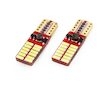 LED CANBUS 24SMD 4014 T10e (W5W) White 12V / 24V