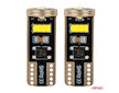 LED CANBUS BULBS T10e W5W 3x2055 SMD White 12V/24V AMIO-03720