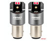 LED CANBUS PRO series BAY15D P21/5W 4x3030 SMD Red 12/24V AMIO-03586