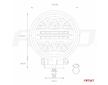 LED pracovní světlo AWL16 26LED COMBO 9-36V