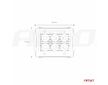 LED pracovní světlo AWL17 6LED FLOOD 9-36V