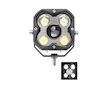 LED prostorové světlo 4xLED+1xLED s konvexní čočkou