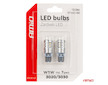 LED STANDARD BULBS T10 W5W 6x3020 + 1x3030 SMD White 12V/24V AMIO-03718