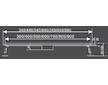 Lineární koupelnový žlab MADEIRA 80 cm