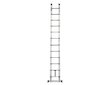 Multifunkční teleskopický žebřík 3,8m, 150kg, hliníkový GEKO