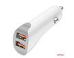 Nabíječka do auta 2x USB-A 2.1A 12/24V AMiO-0387