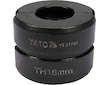 Náhradní čelisti k lisovacím kleštím YT-21735 typ TH 16mm