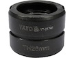 Náhradní čelisti k lisovacím kleštím YT-21735 typ TH 26mm