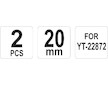 Náhradní nože  pro kleště hydraulické YT-22872 20mm