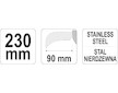 Nůž k řezání lepenky 230 mm