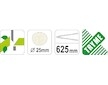 Nůžky na větve 625mm (průměr 25mm)  šikmý střih AL rukojetí YT-8831