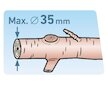 Nůžky na větve dvousečné, 700mm, HCS EXTOL PREMIUM