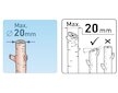 Nůžky zahradnické celokovové 210 mm EXTOL PREMIUM