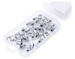 Nýtovací matice ocelové, sada 50 ks, M3x8 mm - FORTUM