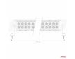 Panelové pracovní světlo AWL25 60LED COMBO 9-36V