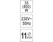 Pistole tavná Yato 35/400W