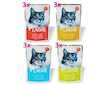 Plaisir Cat Multipack, kapsičky 100 g (12 ks)