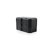 Plastový kompostér 800l, 2 moduly - černý MODULE COMPOGREEN