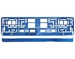 Podložka pod SPZ BLUE metallic