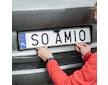Podložka pod SPZ s bezdrátovou kamerou