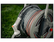 Pojízdný naviják WHITE LINE s hadicí 1/2" 50 m a příslušenstvím SILVER PRO SET, kovový - BRADAS