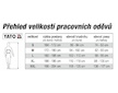 Pracovní kalhoty laclové DUERO vel. XL