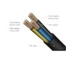 Prodlužovací přívod RPC 20B, 3 m, 3 zásuvky, 3 x 1,0 mm² WS RETLUX