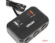 Prodlužovací zásuvkai 1x USB-A 1x USB-C QC4.0 12V 24V 120W 80cm AMIO-04365