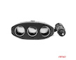 Prodlužovací zásuvkai 2x USB-A ON/OFF 12V 24V 100W 70cm AMIO-04362