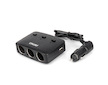Prodlužovací zásuvkai 2x USB-A ON/OFF LED 12V 24V 100W 70cm AMIO-04363